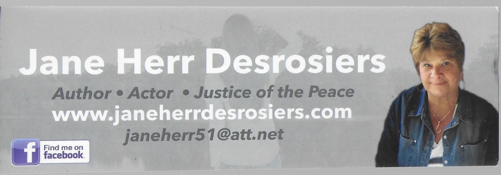 Gone Fishing: The Sinker by Jane Herb Desrosiers, plus bookmark