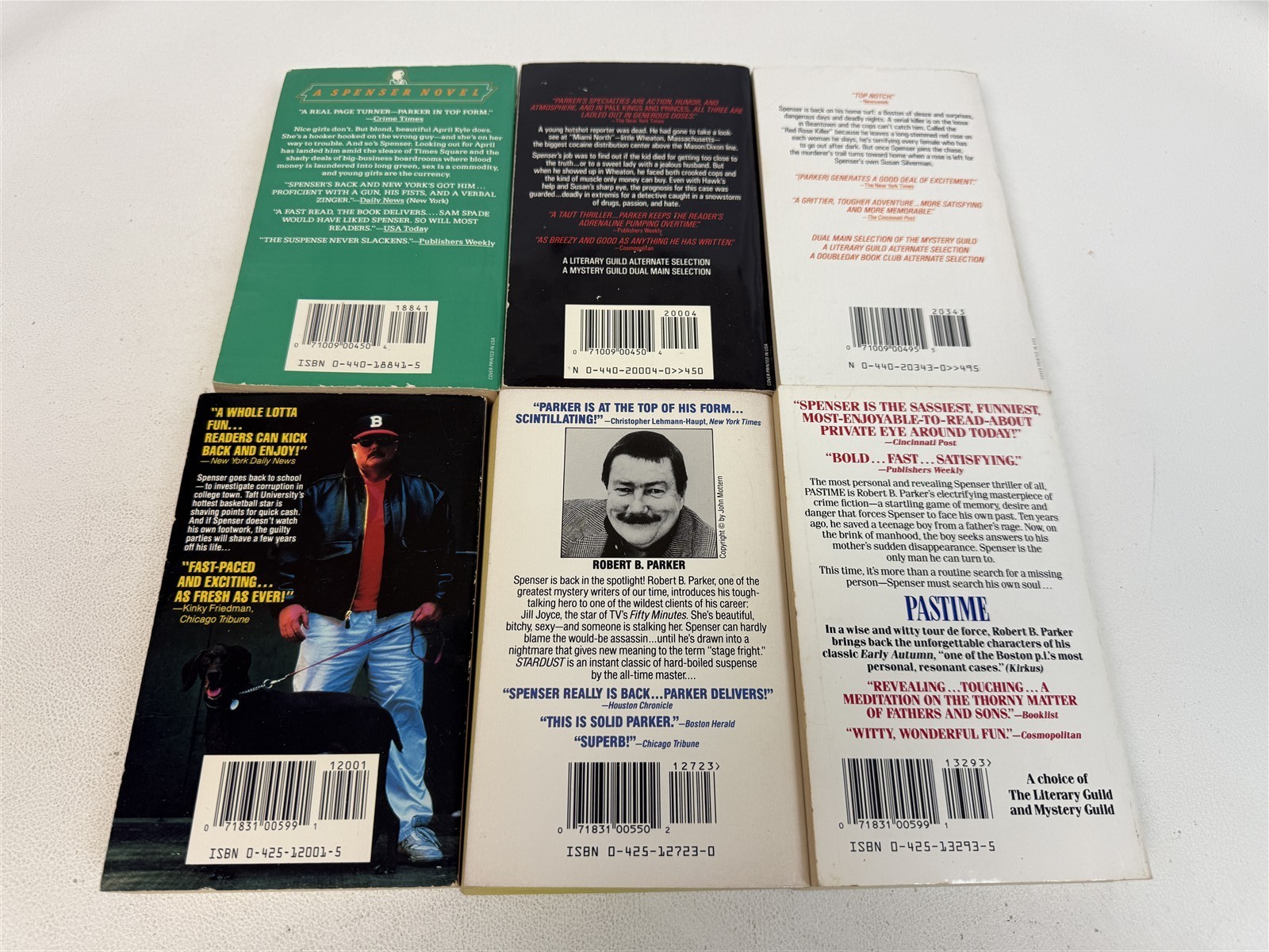 Robert B Parker Lot 49 ALL SPENSER Novels Godwulf Manuscript to Bye Bye Baby