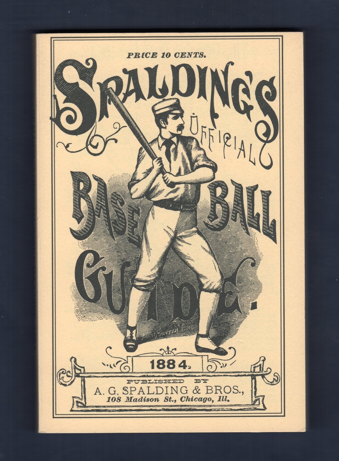 1884 SPALDING’S BASEBALL GUIDE | 1987 Horton P.C. ~ 144 pages ~ Scarce REPRINT!