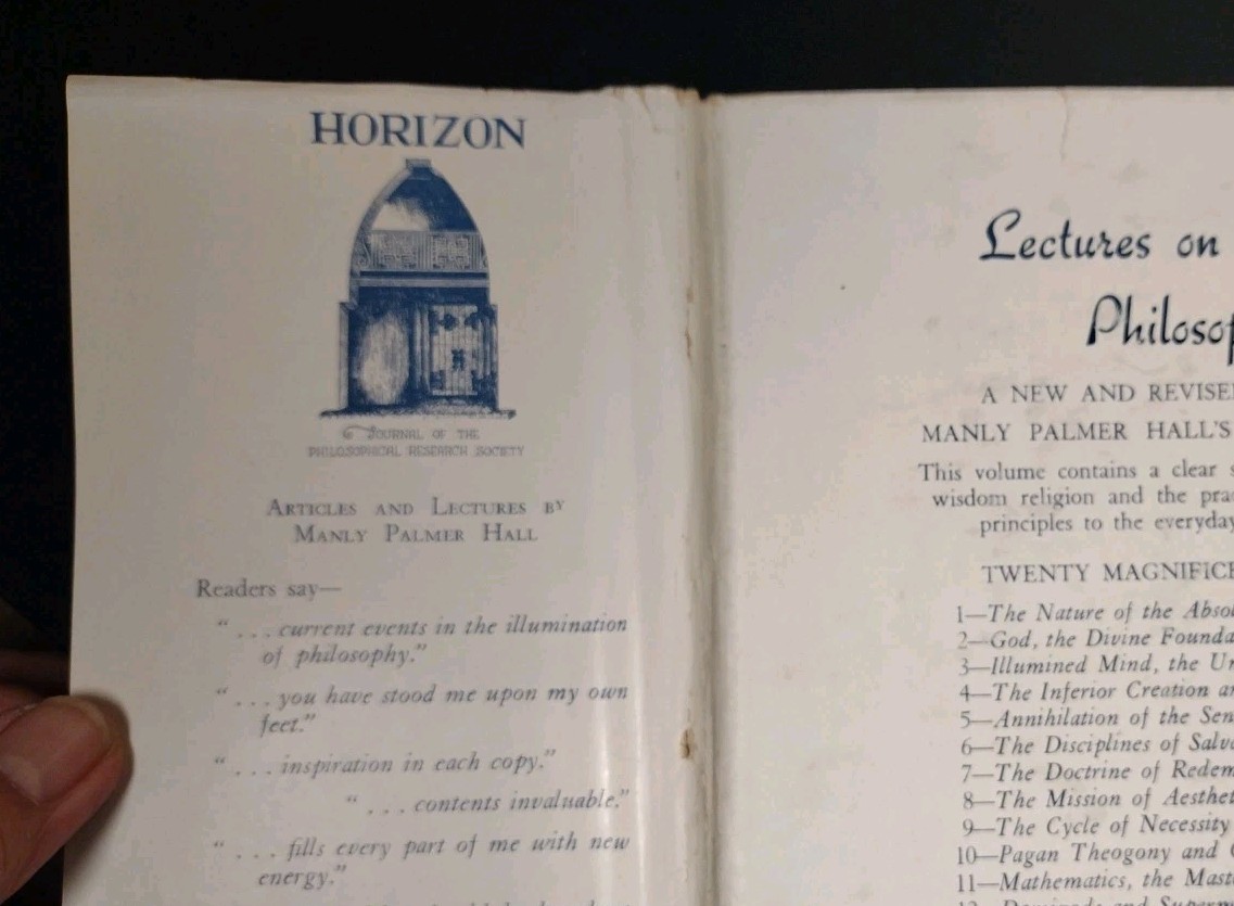 VERY SINCERELY YOURS. Manly P. Hall. First Edition (Letters to Students) HCDJ