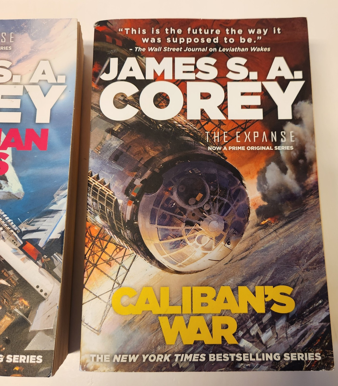 Lot of 2 The Expanse Paperback Books 1 & 2 by James S. A. Corey First Edition