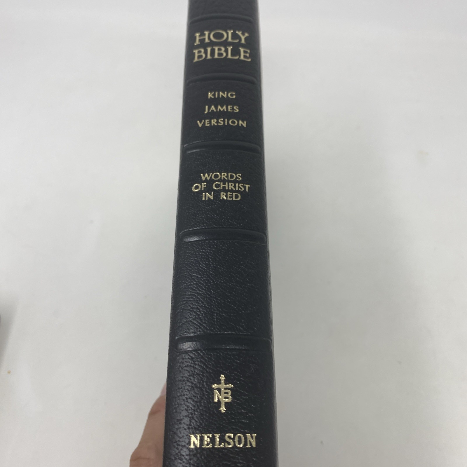 Holy Bible KJV Reference Edition 1976 Nelson Red Letter Giant Print PREOWNED