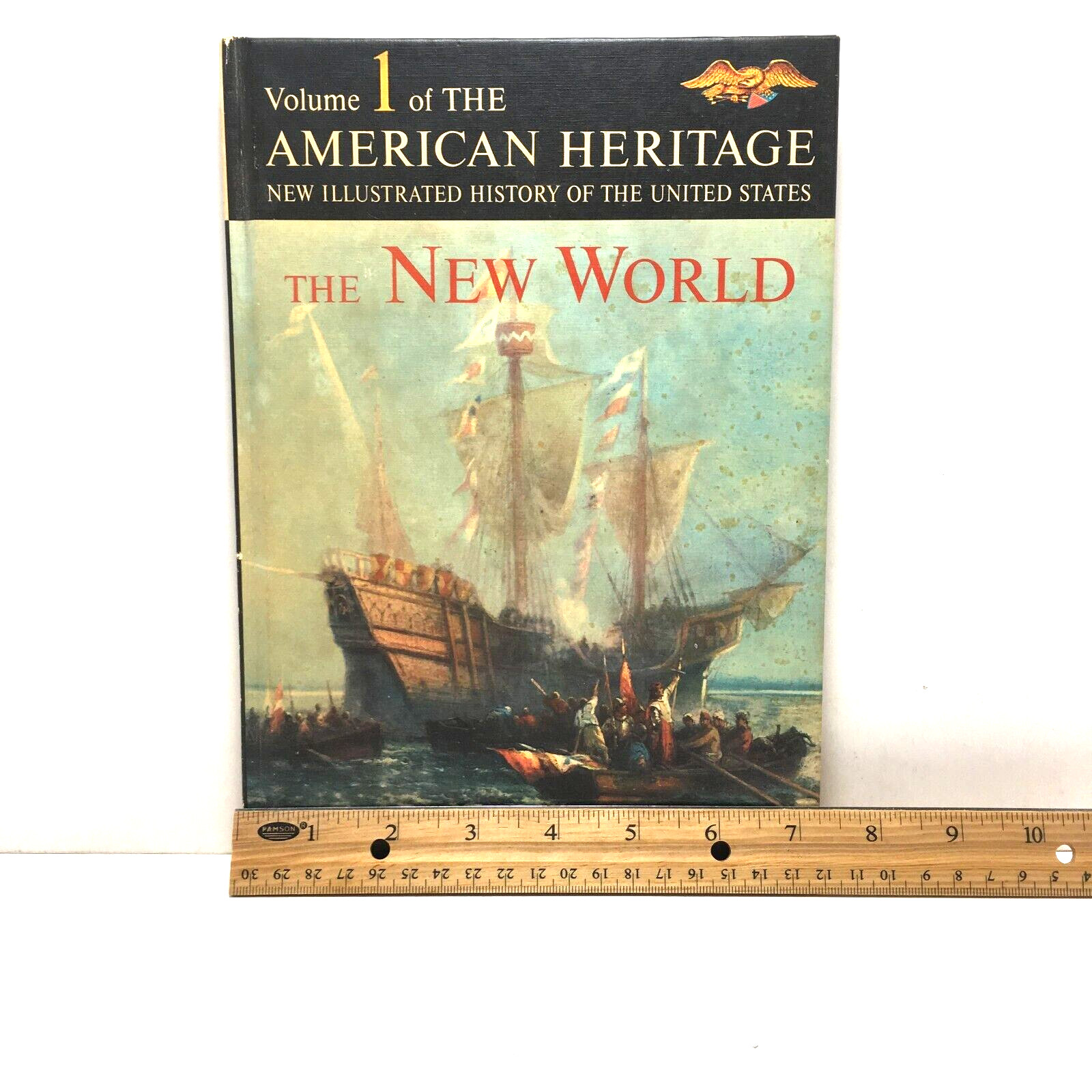 The American Heritage volume 1 The New World by Robert Athearn – book homeschool