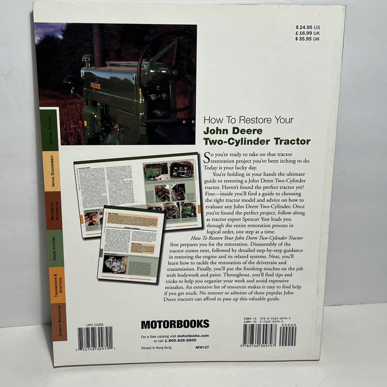 Motorbooks Workshop Ser.: How to Restore John Deere Two-Cylinder Tractors by…