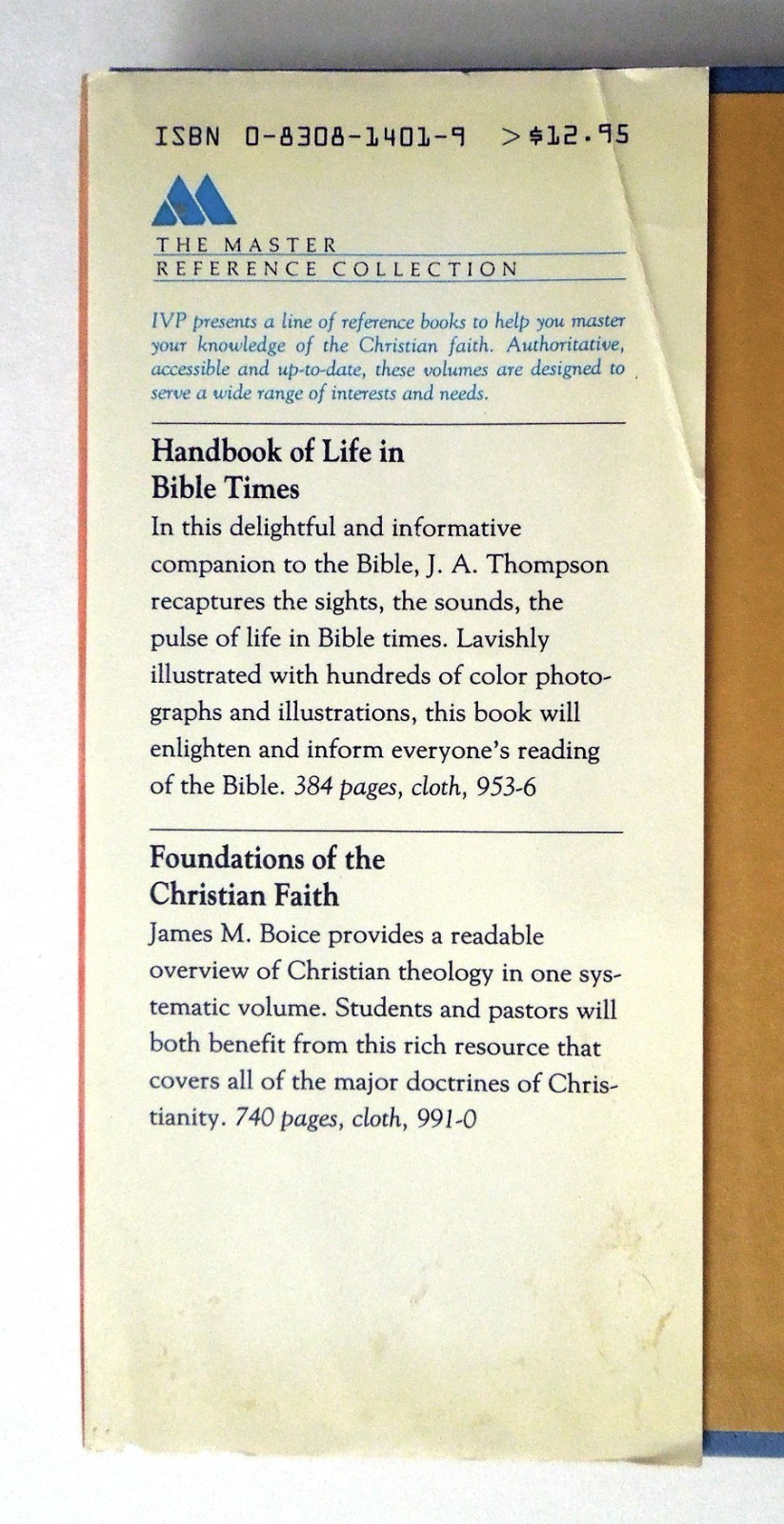 Pocket Guide to the Bible – Bridgland, Foulkes, 1987 hc w/dj, InterVarsity Press