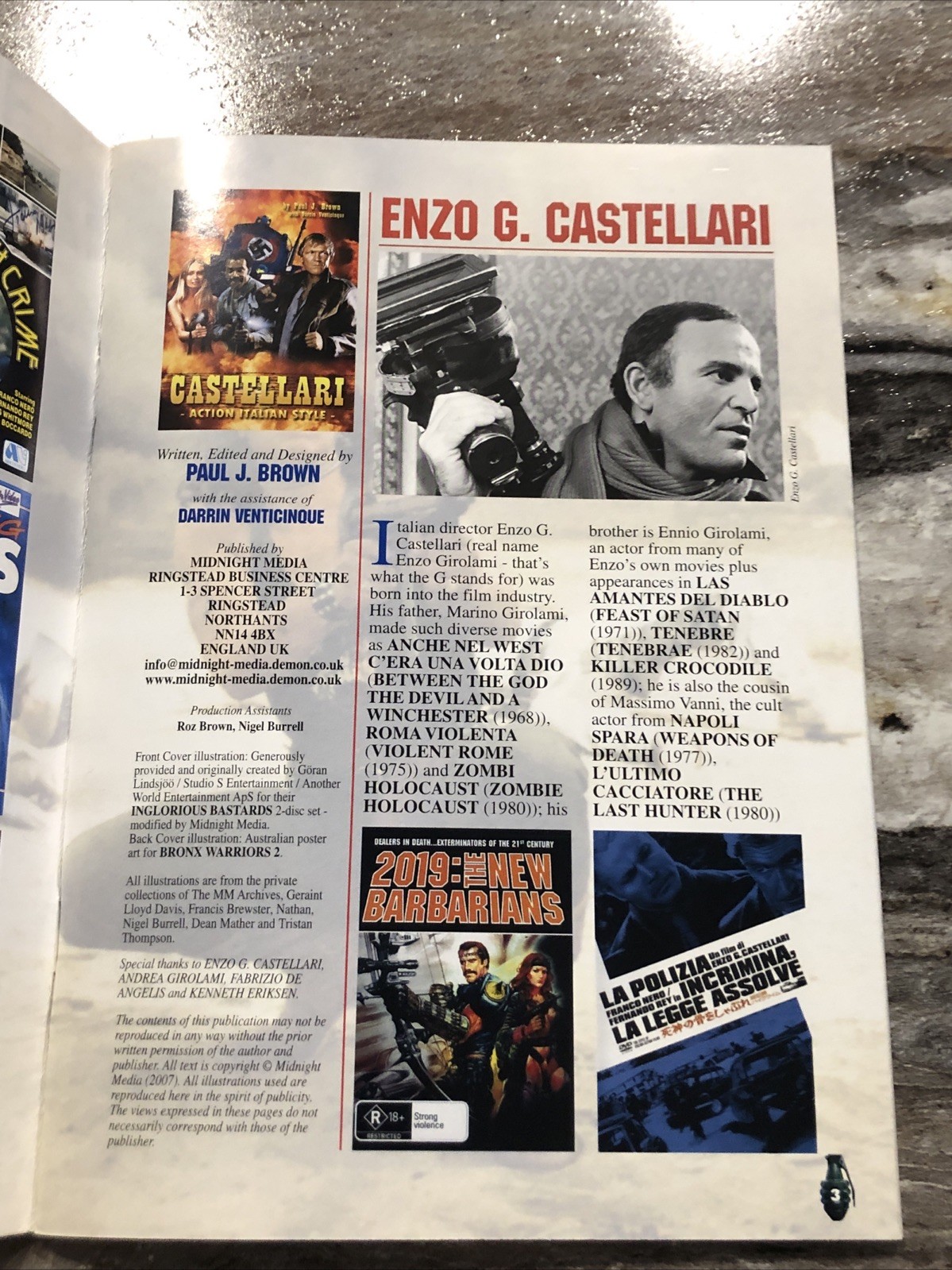 Castellari Action Italian Style The Films Of Enzo G Castellari Spaghetti Western