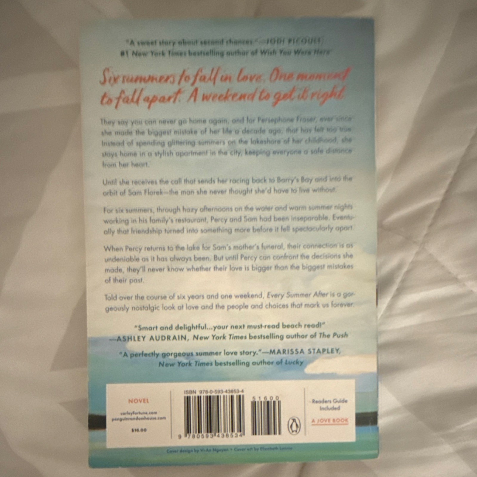 Every Summer After by Carley Fortune Trade Paperback w/ Readers Guide