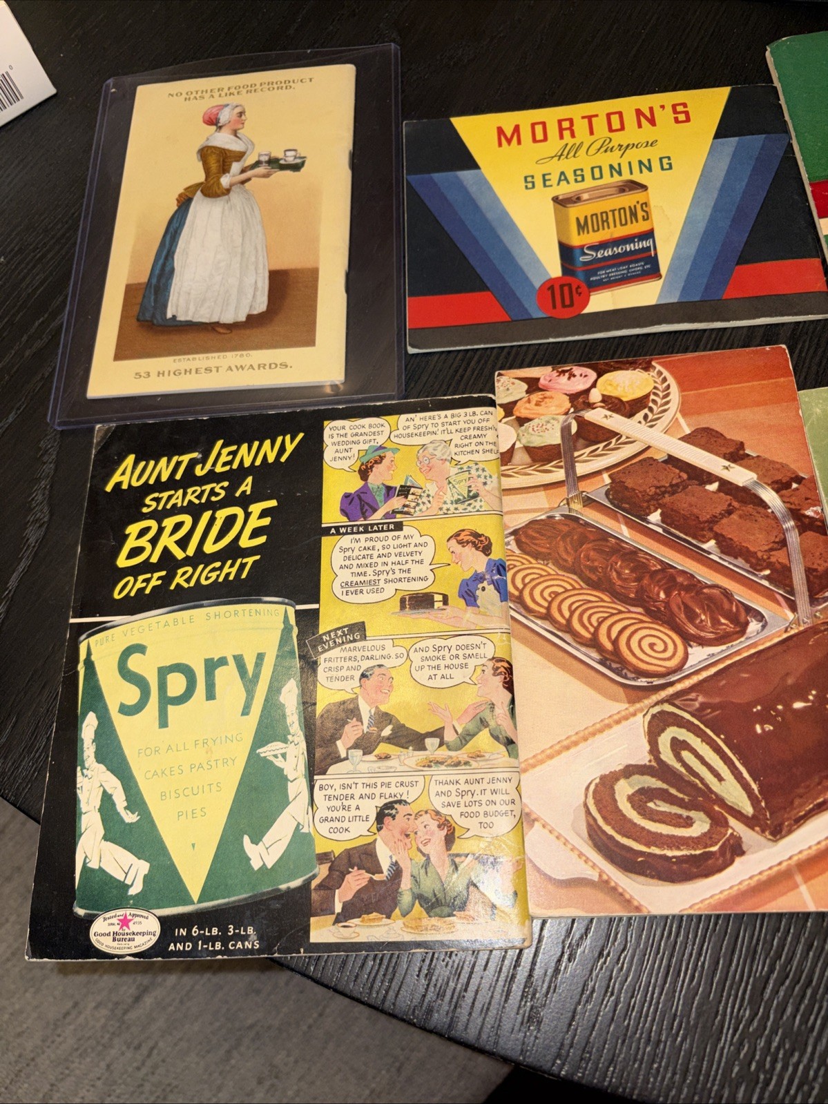 Lot Of 7 Vintage Cookbooks 1916-1937. Estate Finds