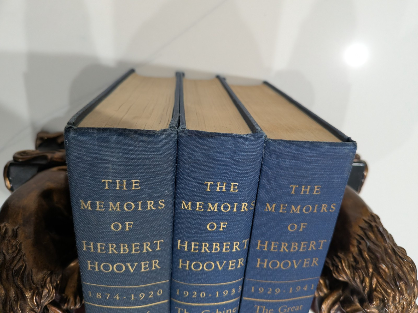 Memoirs of Herbert Hoover | Complete 3 Vol Set | 1951-52 | Hardcover | Macmillan