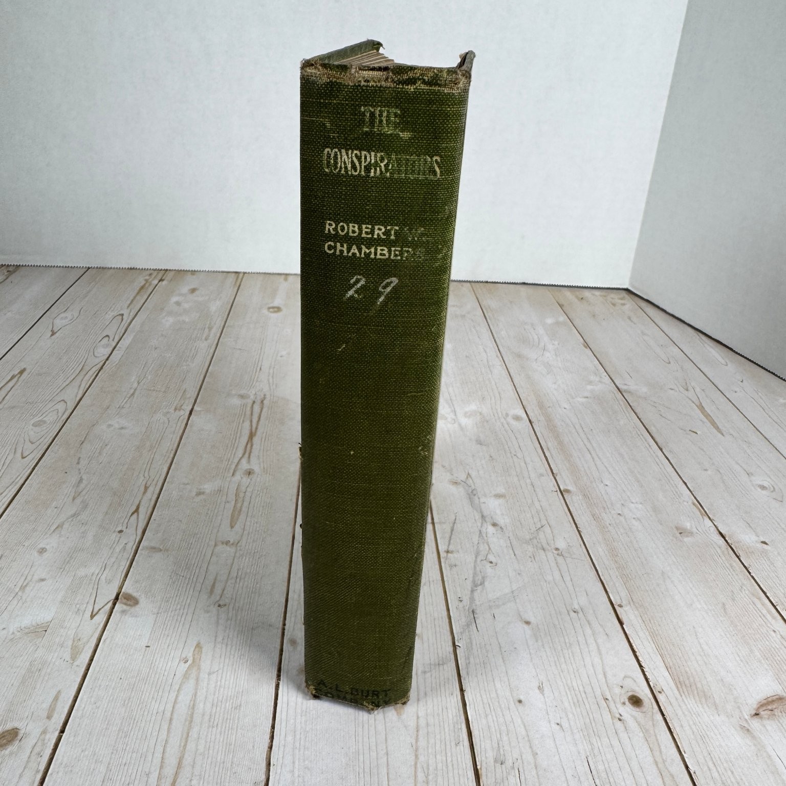 The Conspirators Robert W. Chambers 1899 A.L. Burt HC Antique Romance Novel
