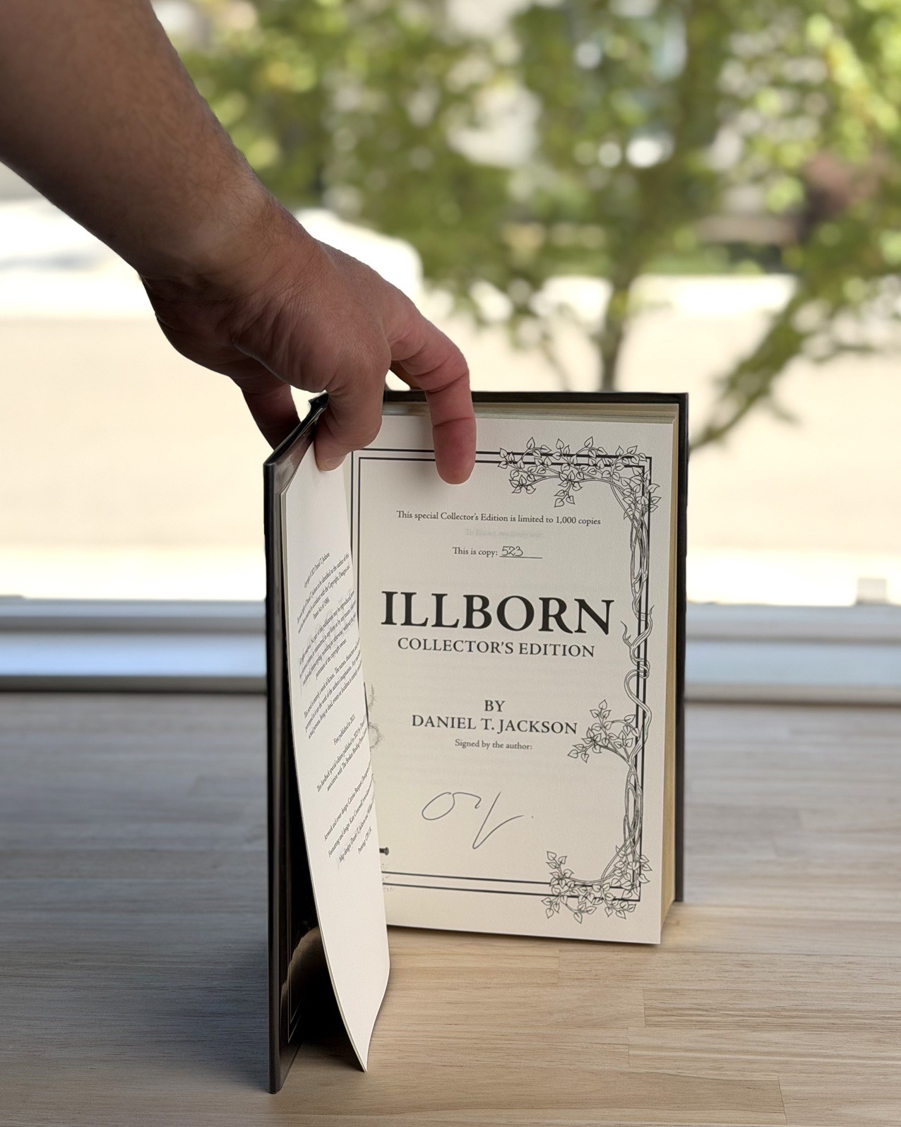 The Broken Binding Illborn by Daniel Jackson Press Edition Signed and Numbered