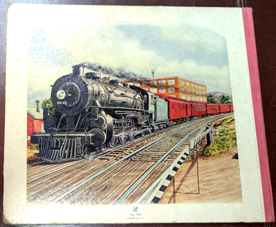 1927 All Aboard Put Together Book Sam’l Gabriel Sons Vintage Transportation