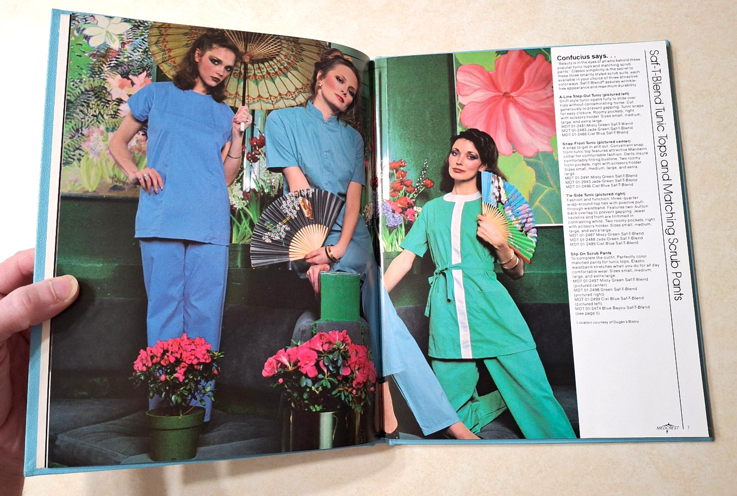 Vintage Medcrest Textiles Catalog Fashion 1970s 1979 Uniforms Nursing Medical HC