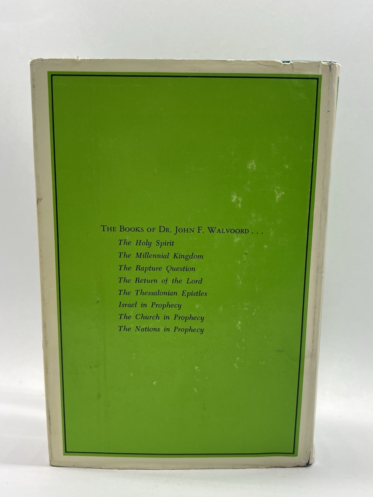 The Millennial Kingdom by John F. Walvoord 1974 Eight Printing SIGNED