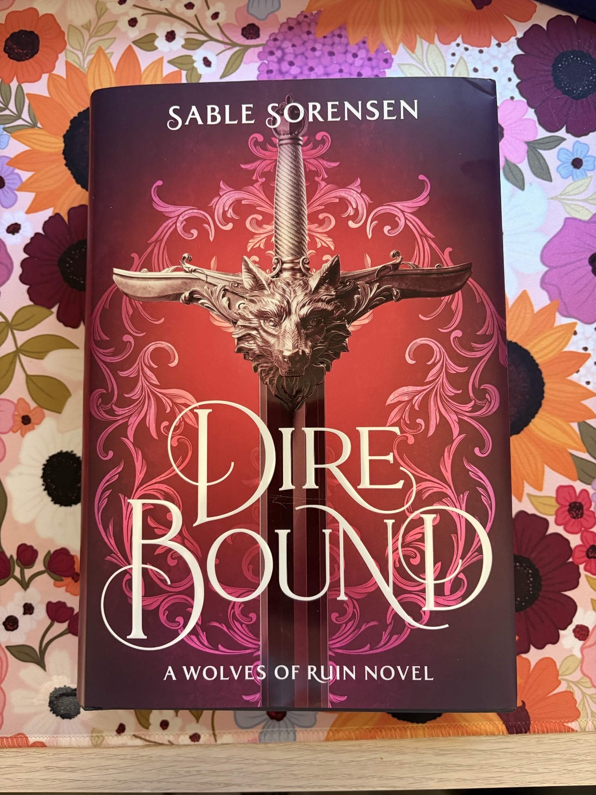 DIRE BOUND, SIGNED SABLE SORENSEN, WOLVES OF RUIN, SPRAYED EDGES