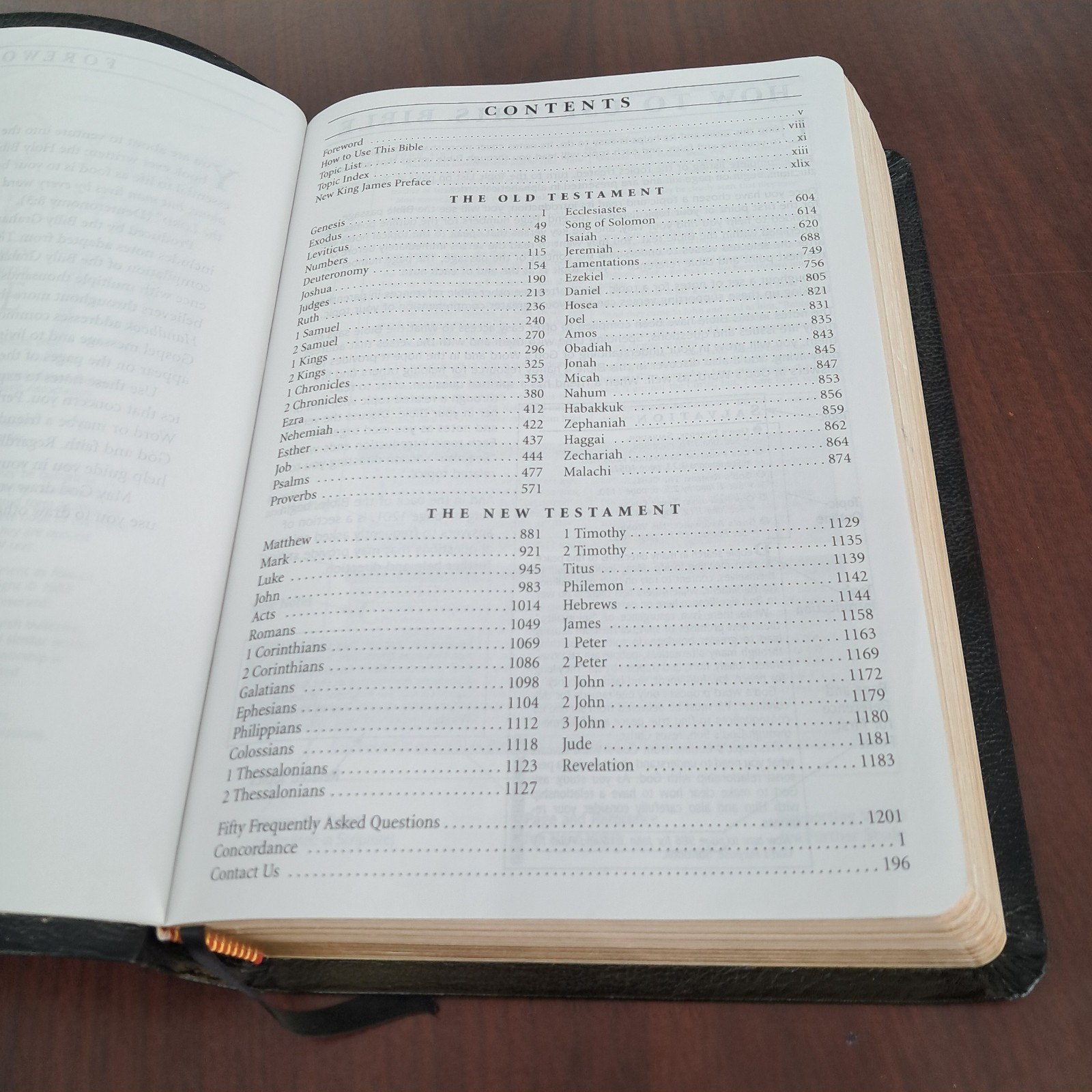 BILLY GRAHAM TRAINING CENTER BIBLE SAMARITANS PURSE NEW KING JAMES VERSION NKJV