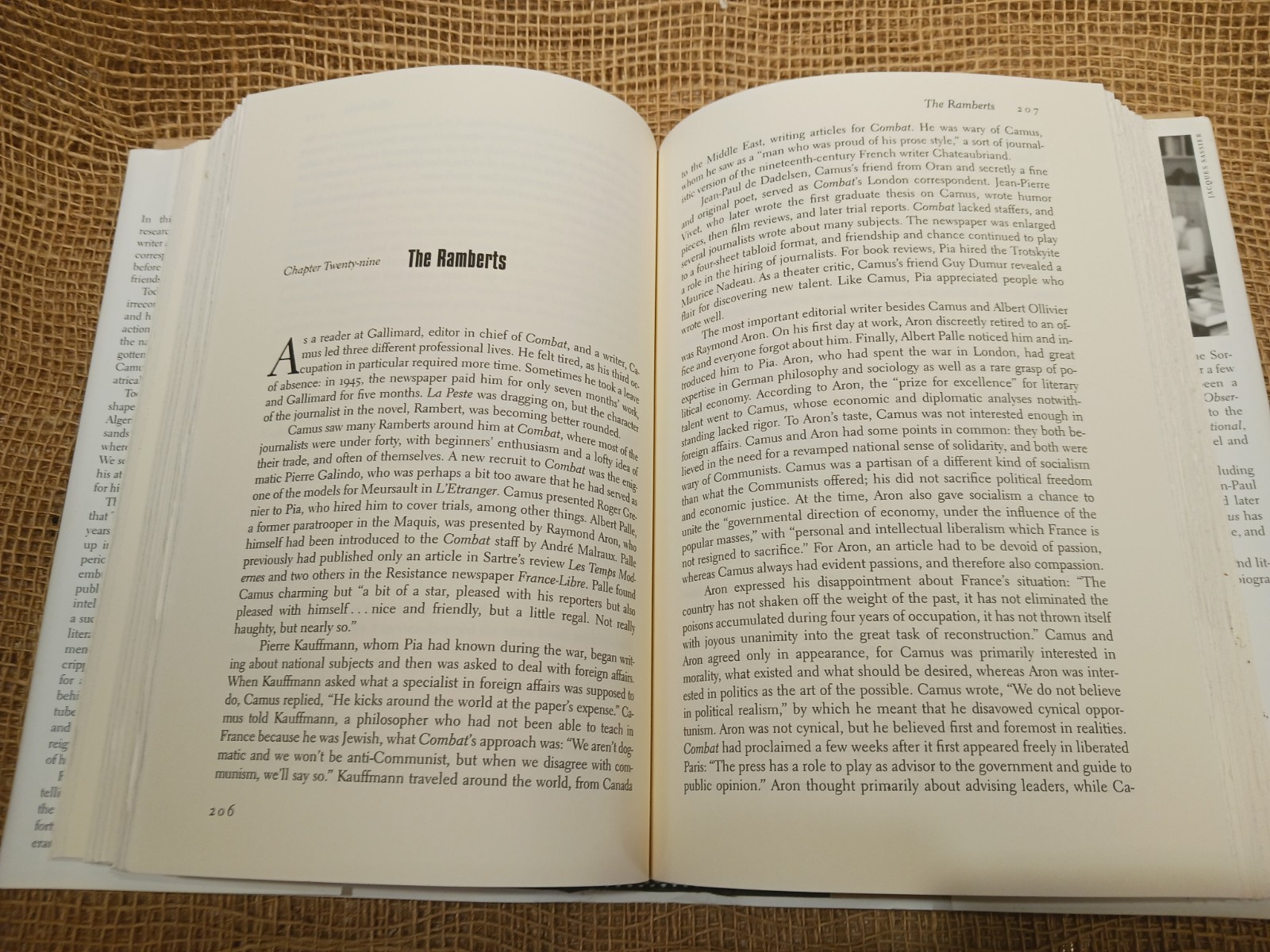 Albert Camus : A Life Hardcover Olivier Todd; HC/DJ/VG; 1st US edition