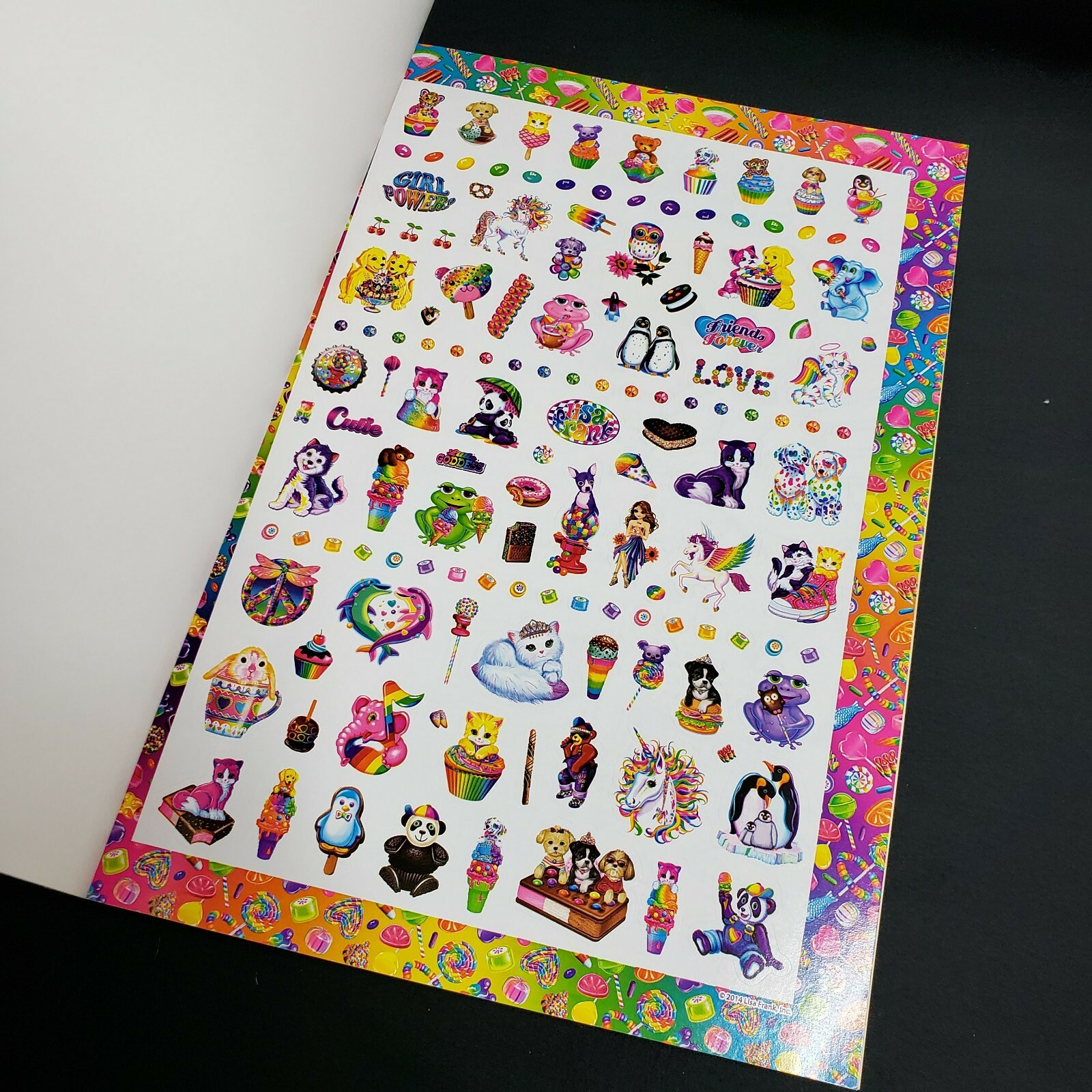 Lisa Frank Coloring Book 224 Coloring Activity Pages 125 Stickers