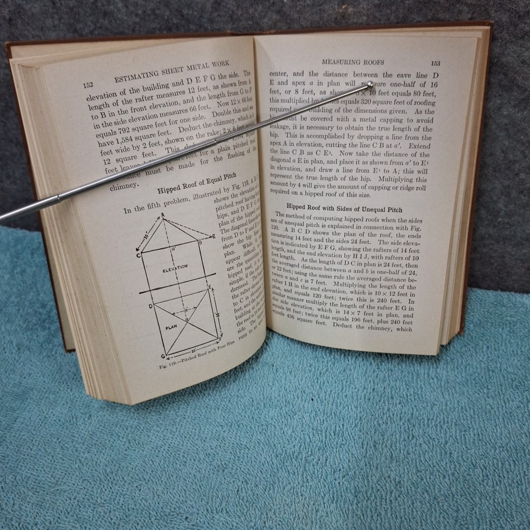 Estimating Sheet Metal Work – 1922 – Hardcover – Neubecker And Hopp – 416 pages