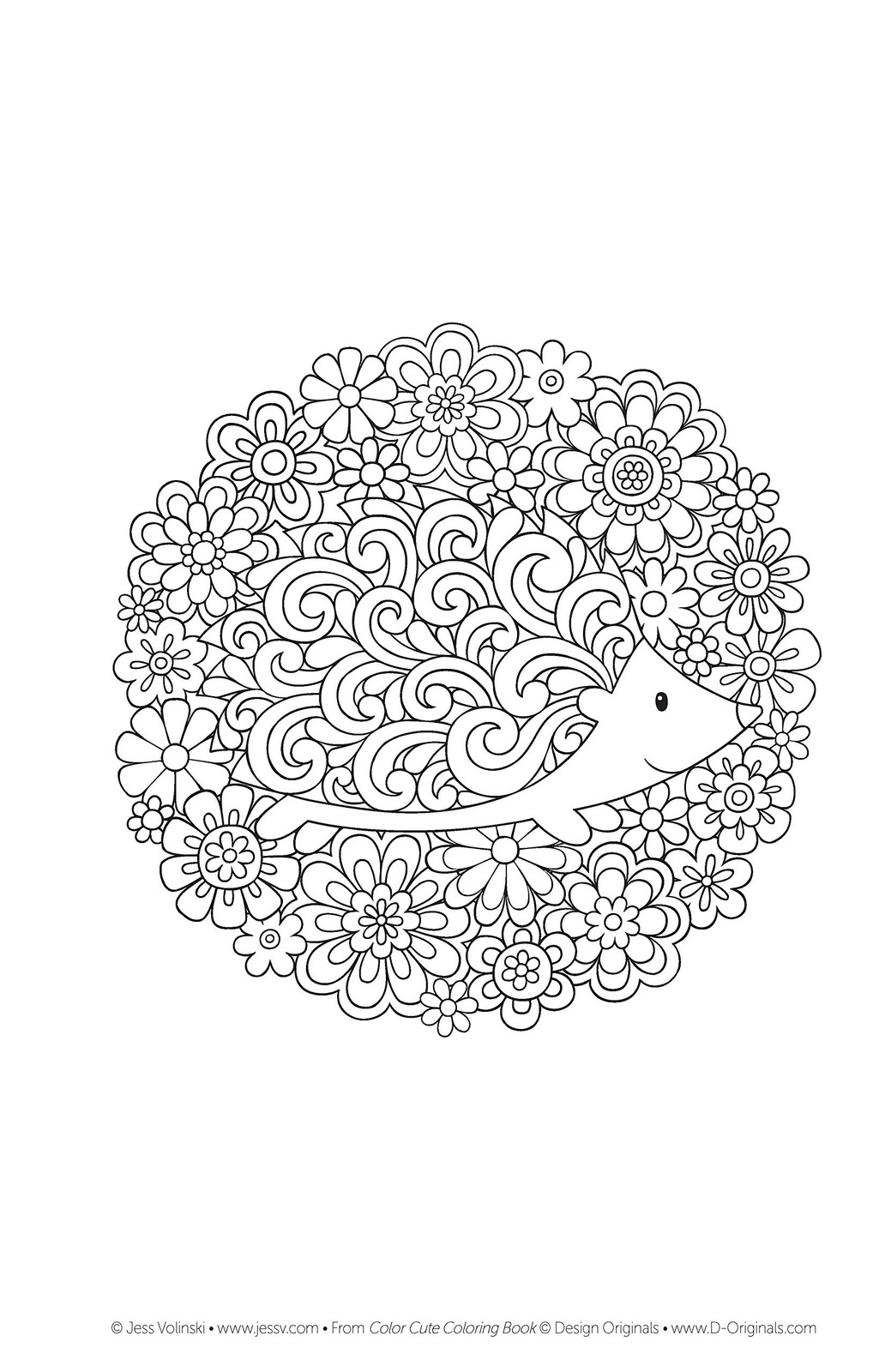 Color Cute Coloring Book: Perfectly Portable Pages (Design Originals)…