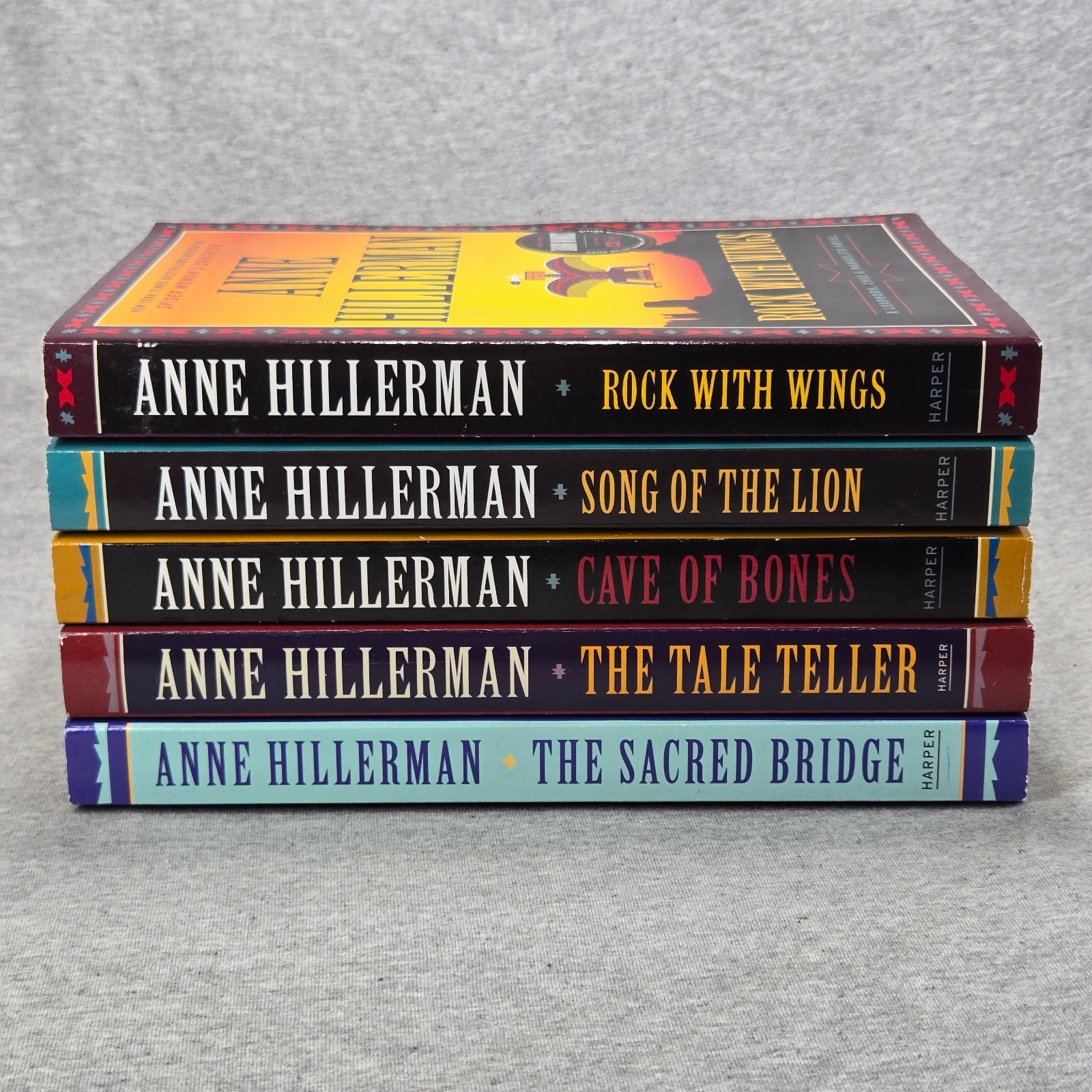 LOT OF 5 ANNE HILLERMAN BOOKS Chee Leaphorn Navajo Mystery Series PB