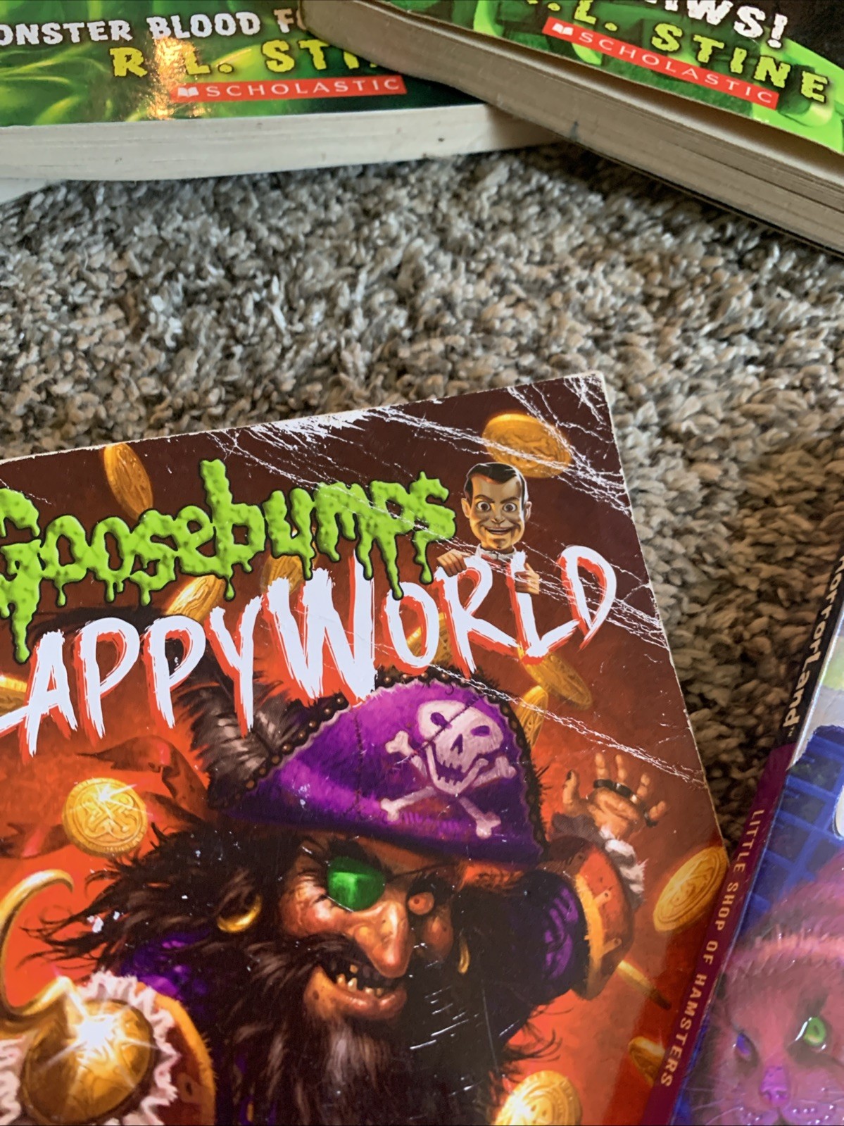 Lot of Vintage Goosebumps Books VHS DVD 27 Items Total 90s Stine R.L