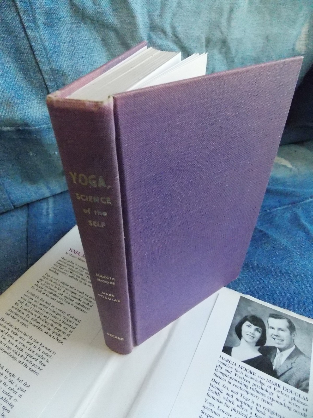 YOGA SCIENCE OF THE SELF By Marcia Moore + Mark Douglas 1st Ed HCDJ