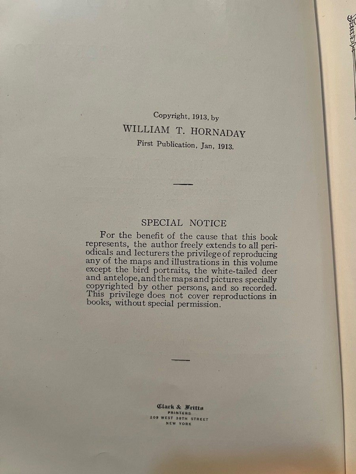 Our Vanishing Wild Life by William T. Hornaday