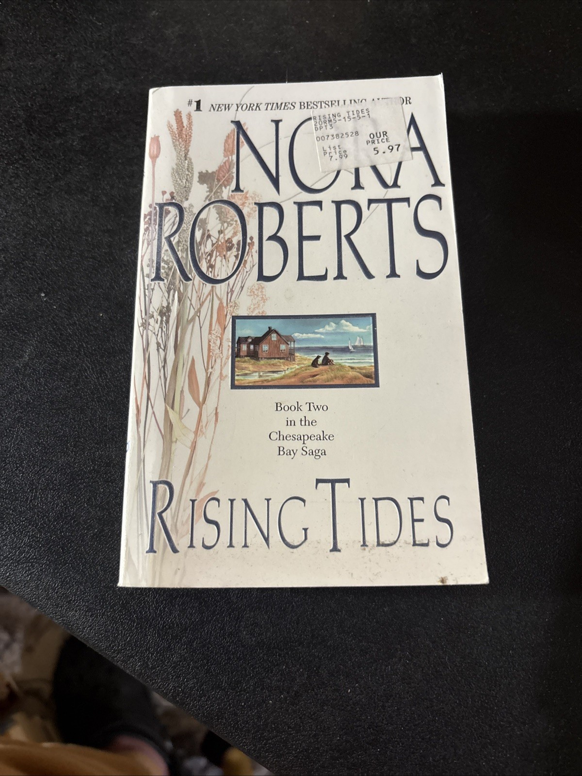 1998 „Rising Tides“ Book by Nora Roberts – Used, 342 Pages, Paperback