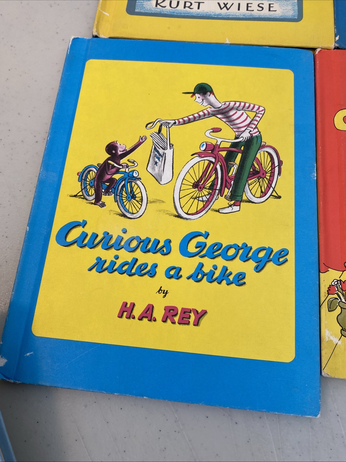 Lot of 10 vintage Children’s Choice Book Club hardcovers, rainbow spine