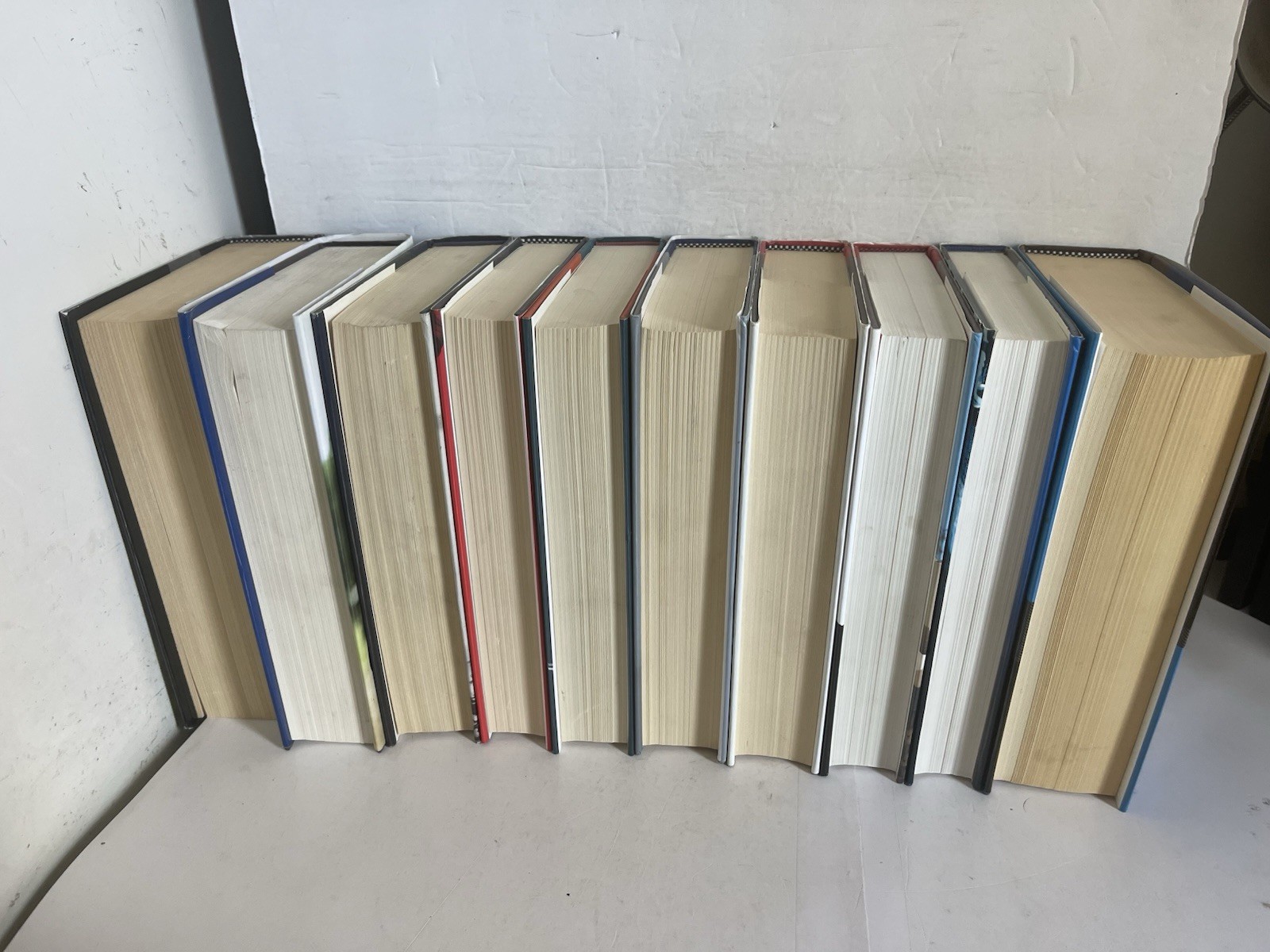 Tom Clancy lot 10 Books Hardcover Dust Jacket Mixed Titles & Years