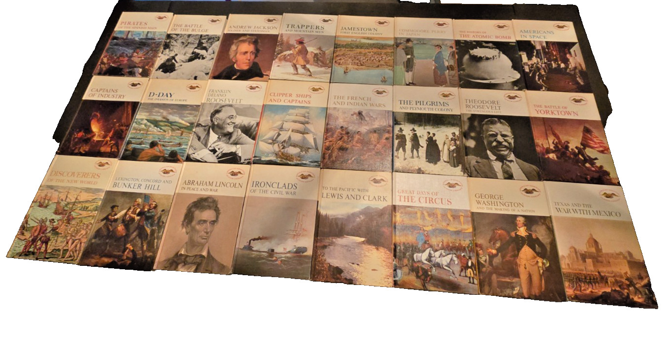 Lot of 30 American Heritage Junior Library books Your Choice 1st editions