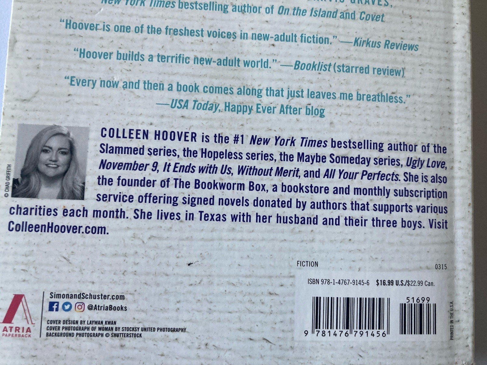 Confess : A Novel by Colleen Hoover (2015, Trade Paperback)