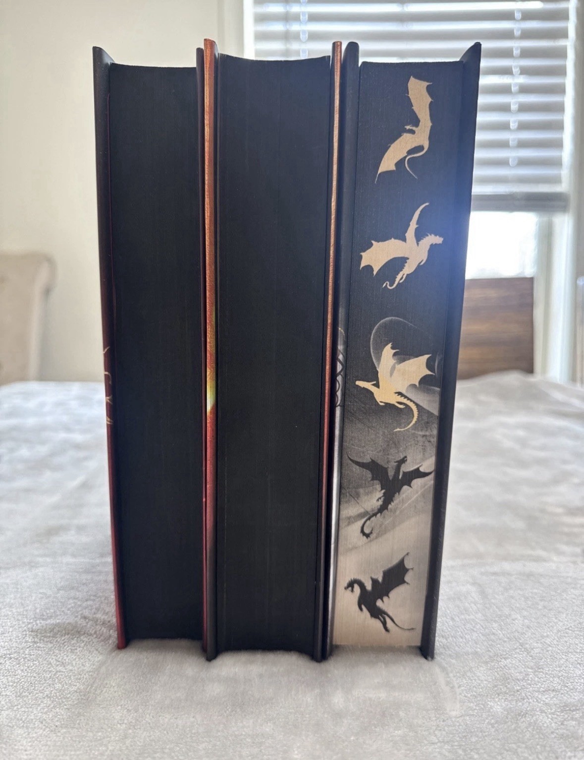 The Empyrean Series Rebecca Yarros Hardcover Sprayed Edges Like New