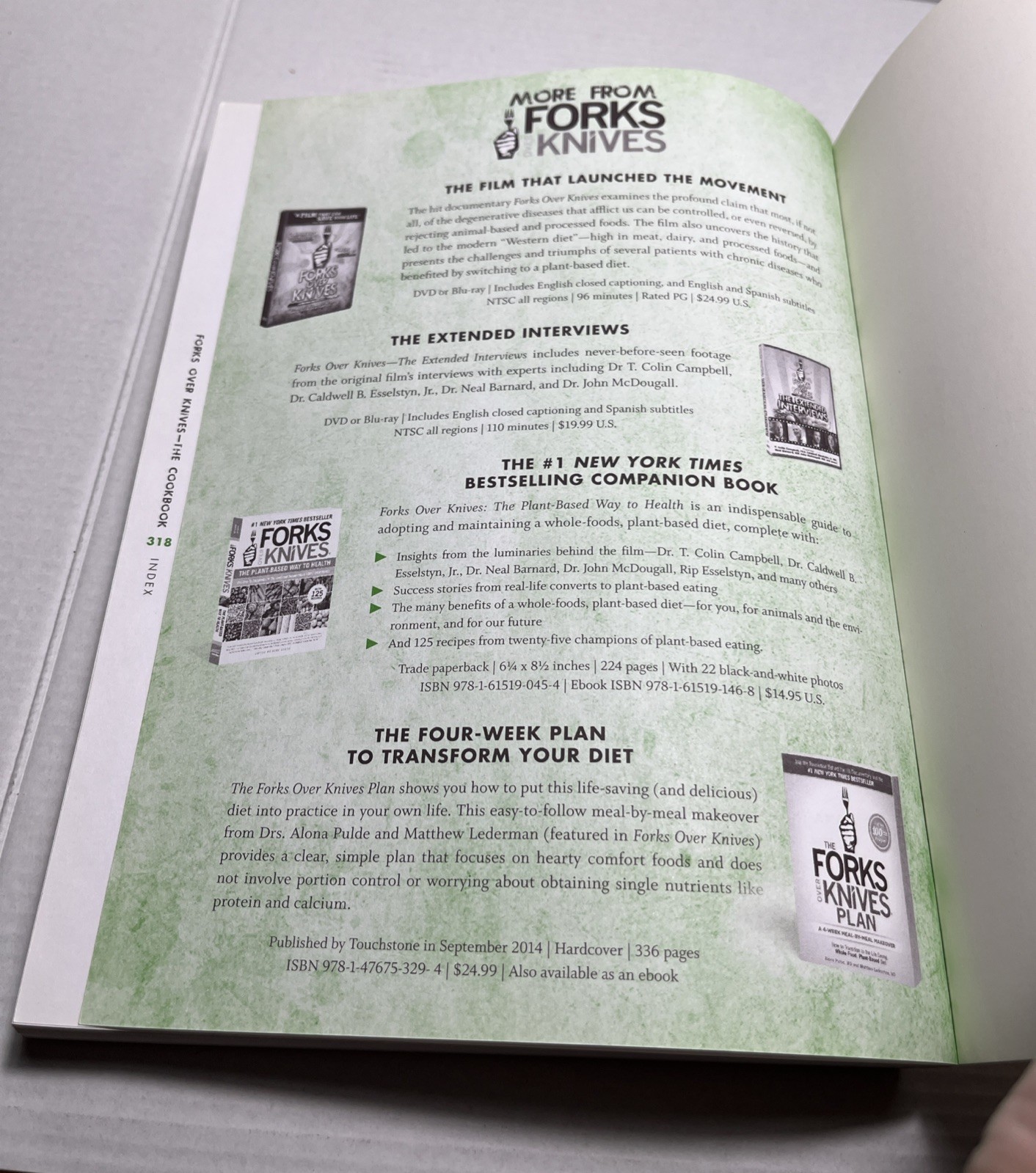 Forks Over Knives―The Cookbook: Over 300 S- 9781615190614, paperback, Del Sroufe