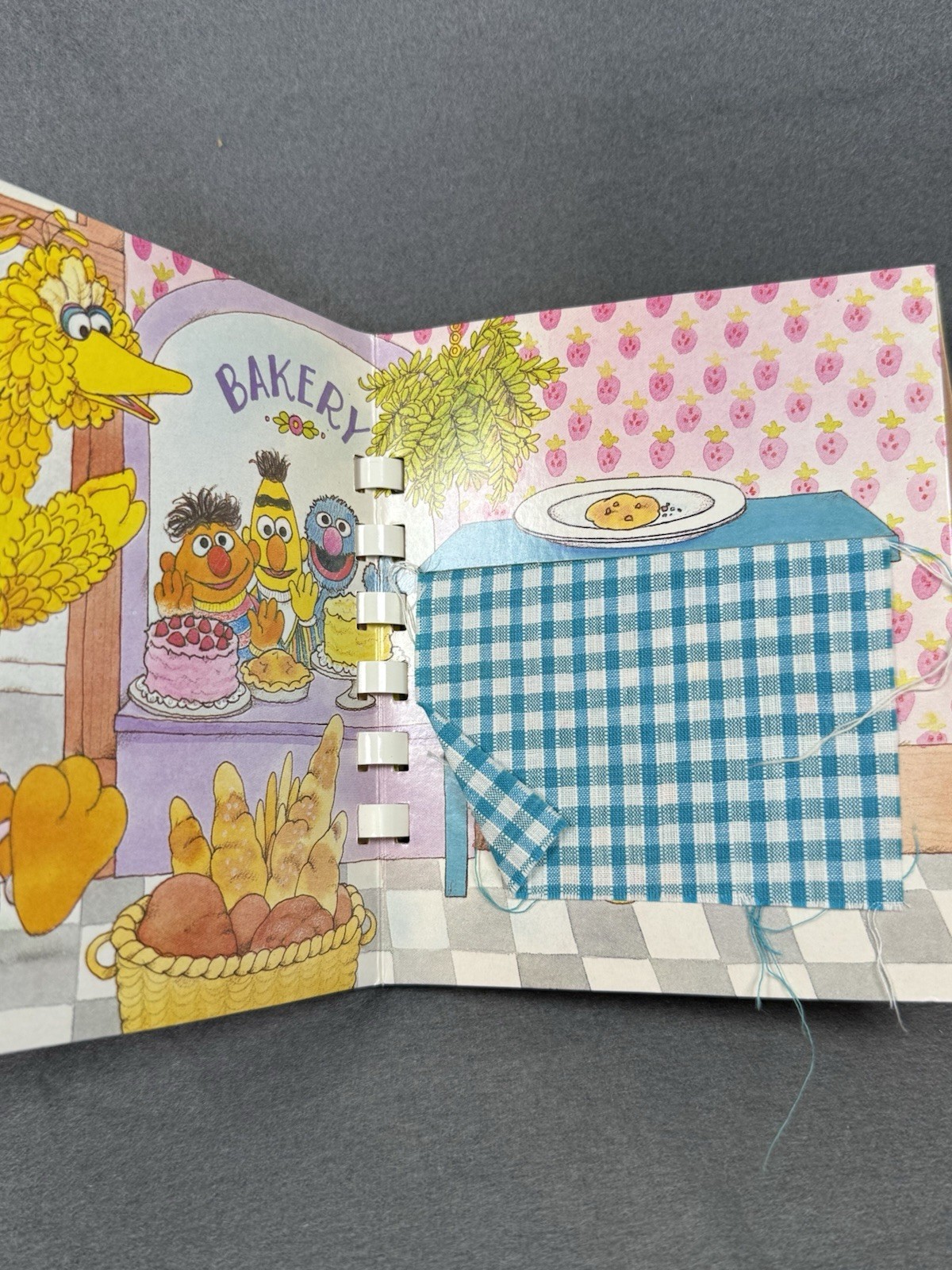 Vintage 1986 Sesame Street Who’s Hiding Golden Touch Feel Book