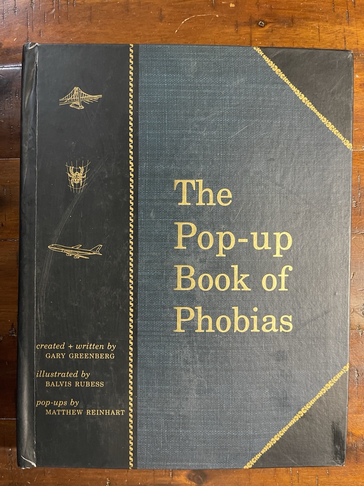 Pop-up Book of Phobias by Gary Greenberg (1999, Hardcover) First Edition