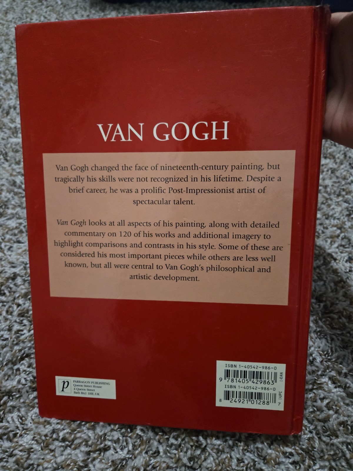 VAN GOGH By Josephine Cutts And James Smith Hardcover Book