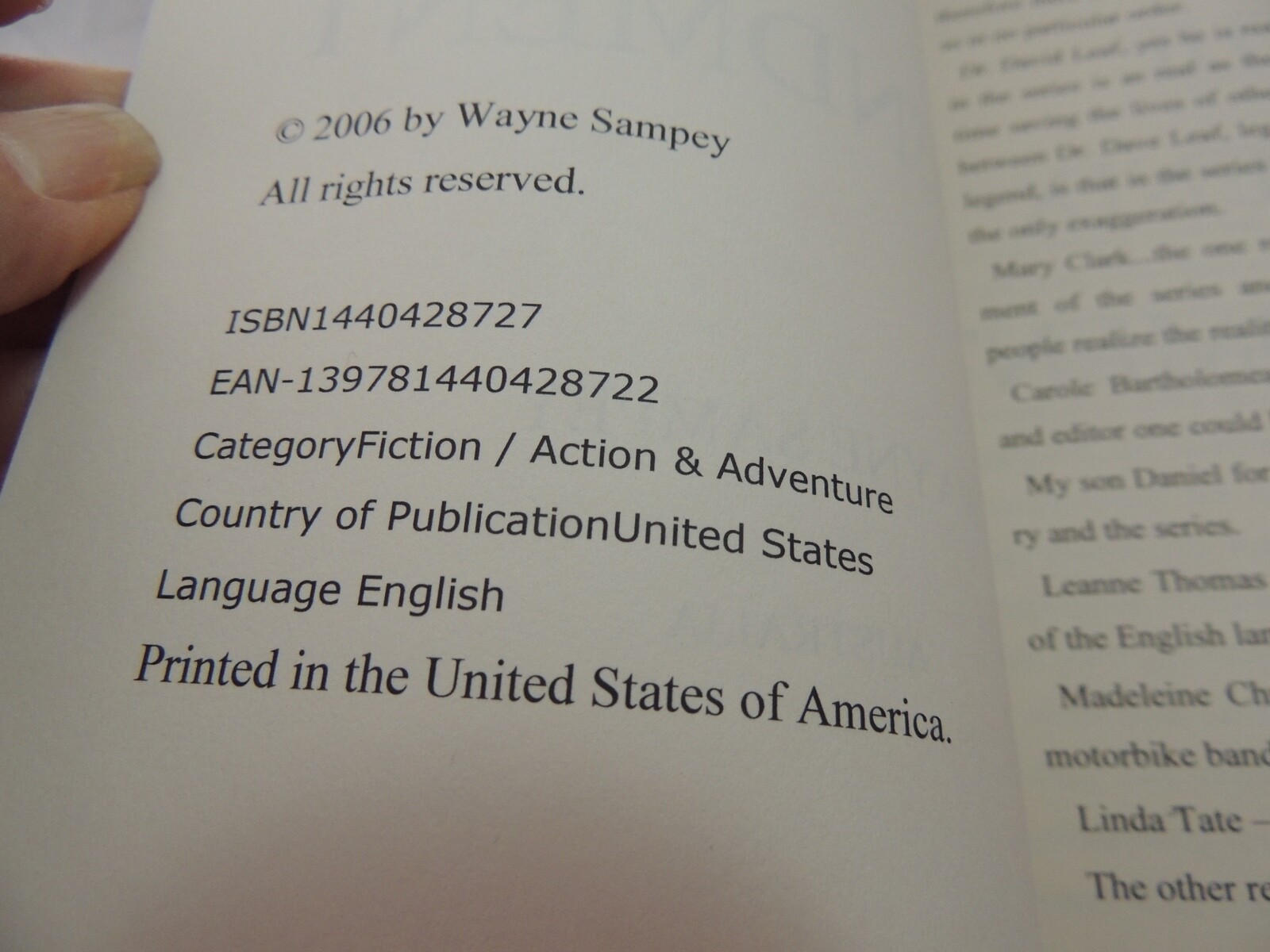 The Phoenix Amendment: The Balance of Power Series Wayne Sampey