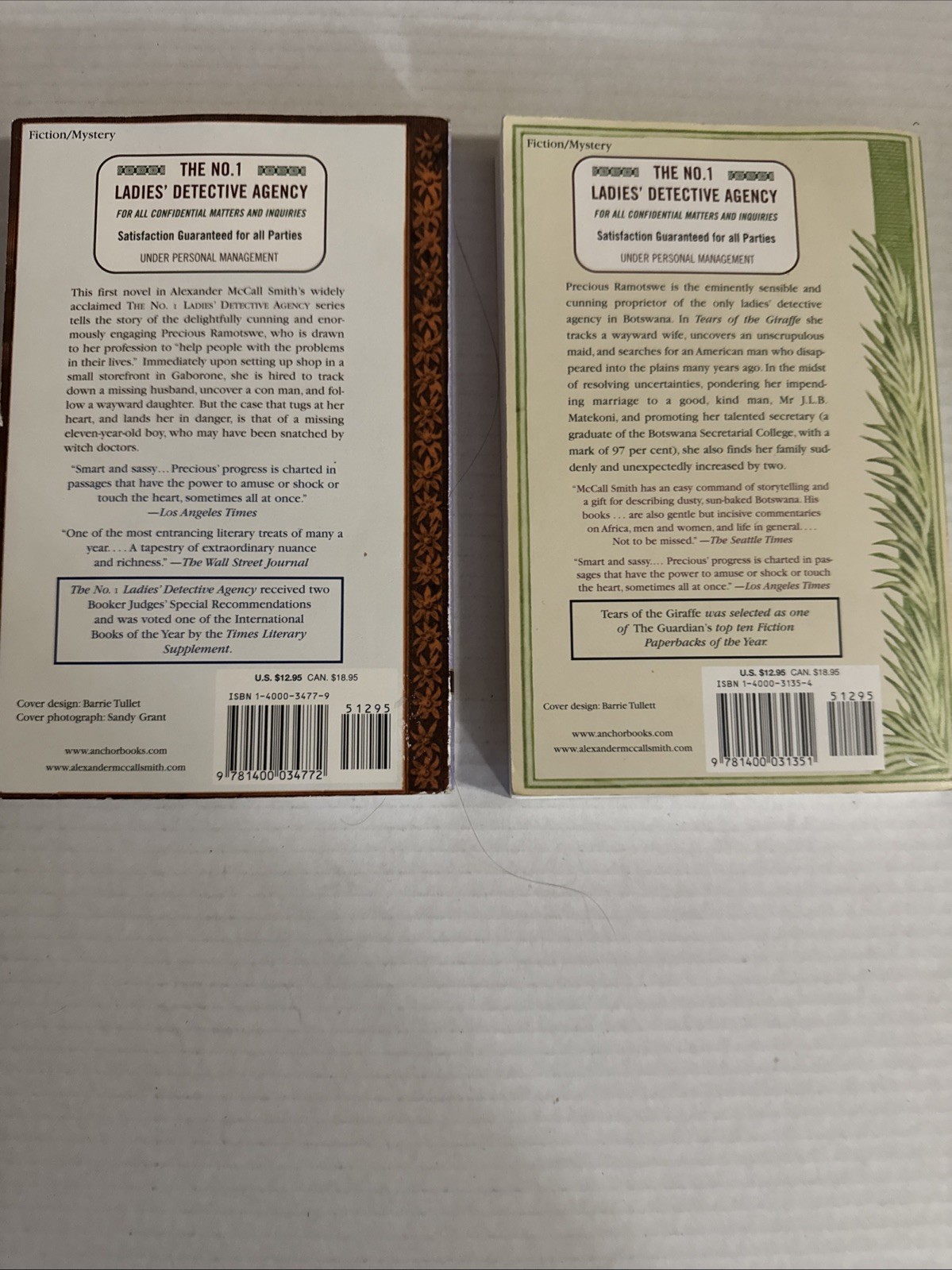 Alexander McCall Smith’s Book lot of 10 as shown
