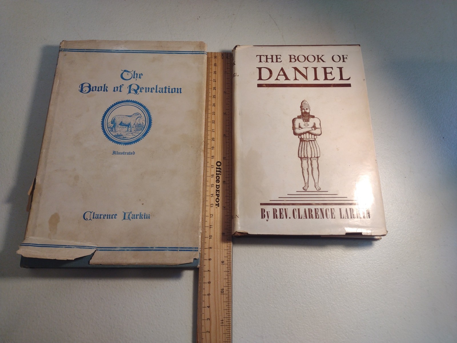 Clarence Larkin Prophecy Lot Book of Revelation 1919 & Book of Daniel 1929