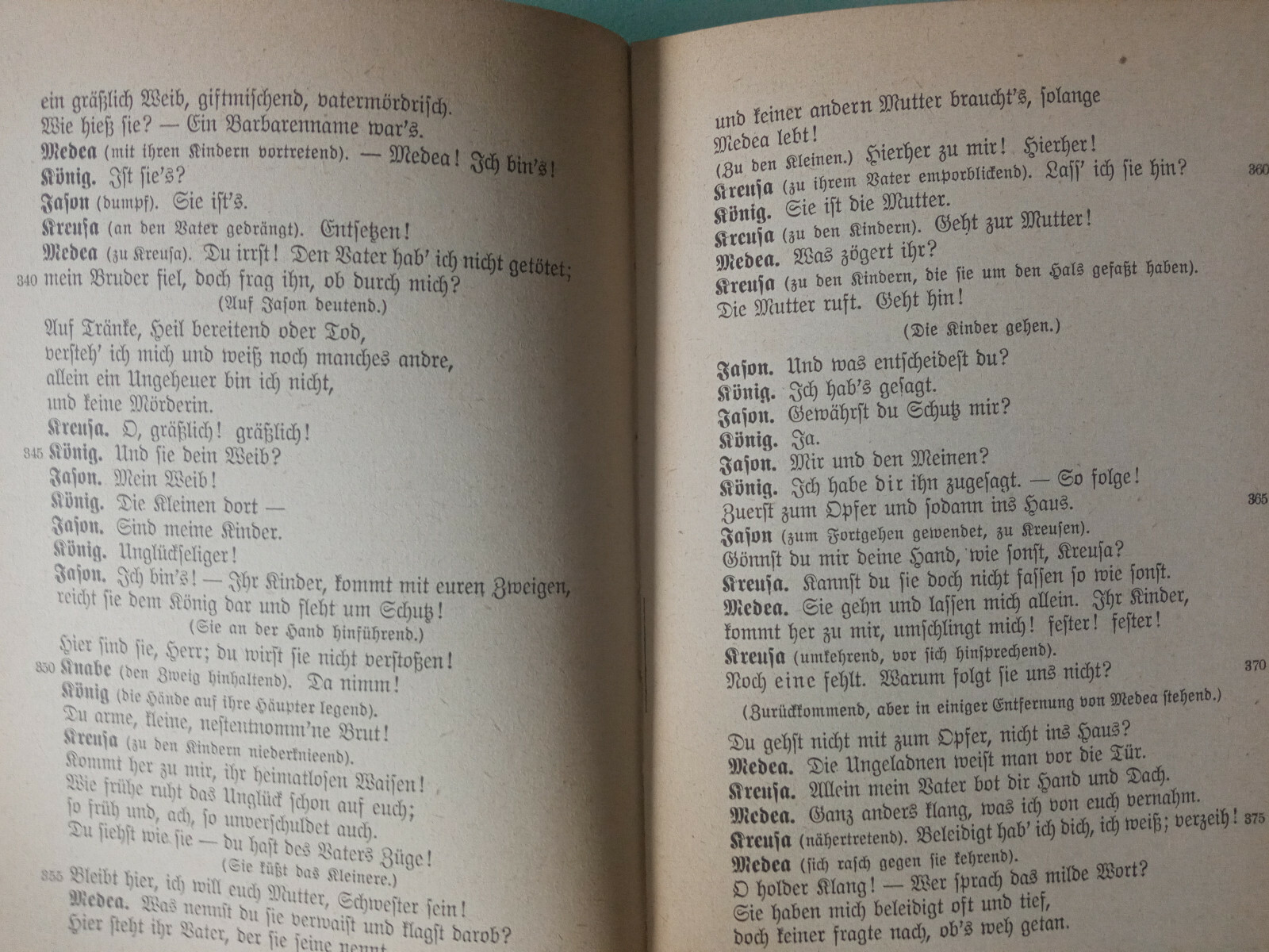 Franz Grillparzer – Medea – Velhagen & Klasing Verlag – Gebundene Ausgabe