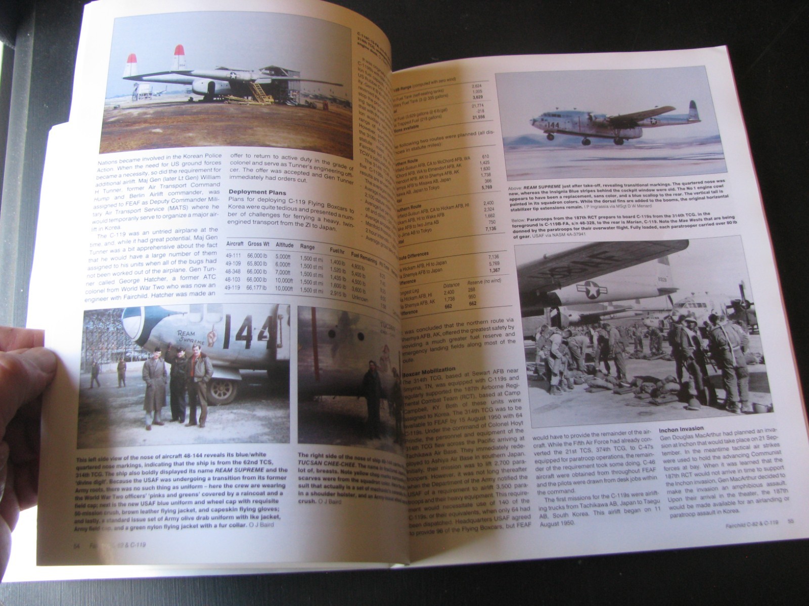 AEROFAX FAIRCHILD C-82 PACKET & C-119 FLYING BOXCAR ALWYN LLOYD VG/NN