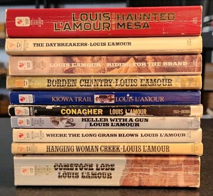 Louis L’Amour Lot Of 10 Western Paperback Books