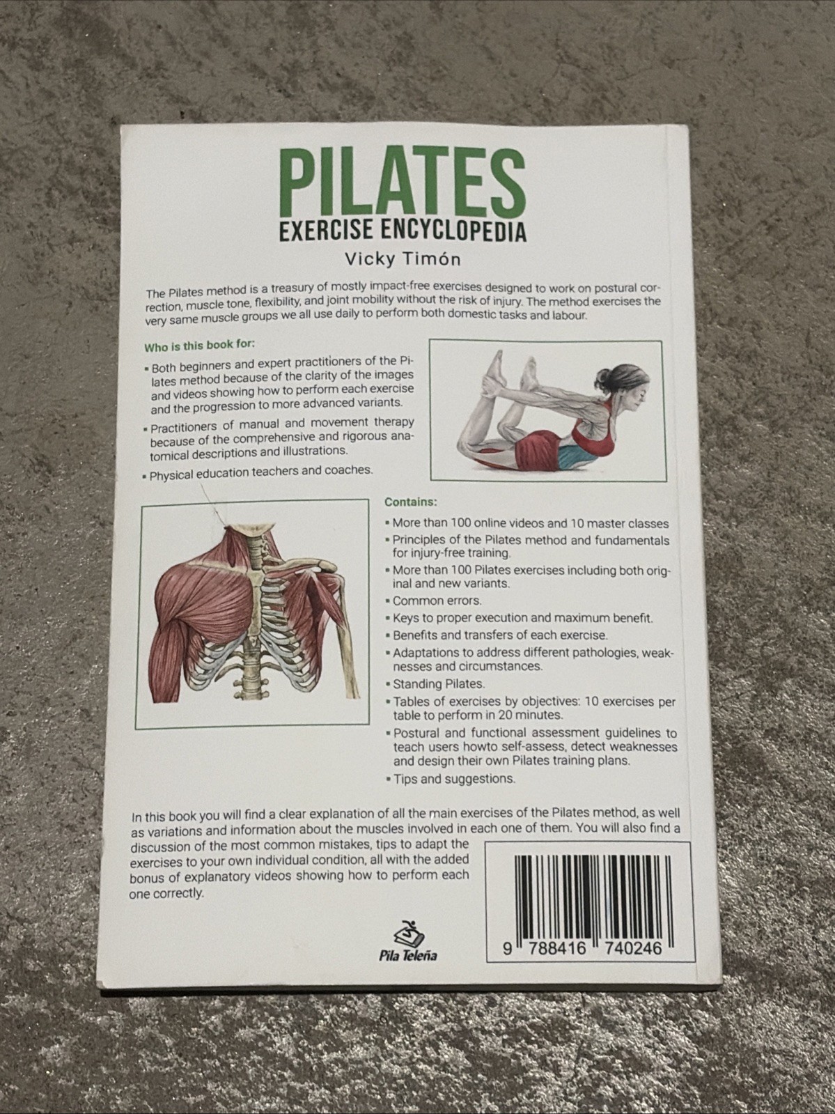 PILATES: EXERCISE ENCYCLOPEDIA BY Vicky Timn PAPERBACK