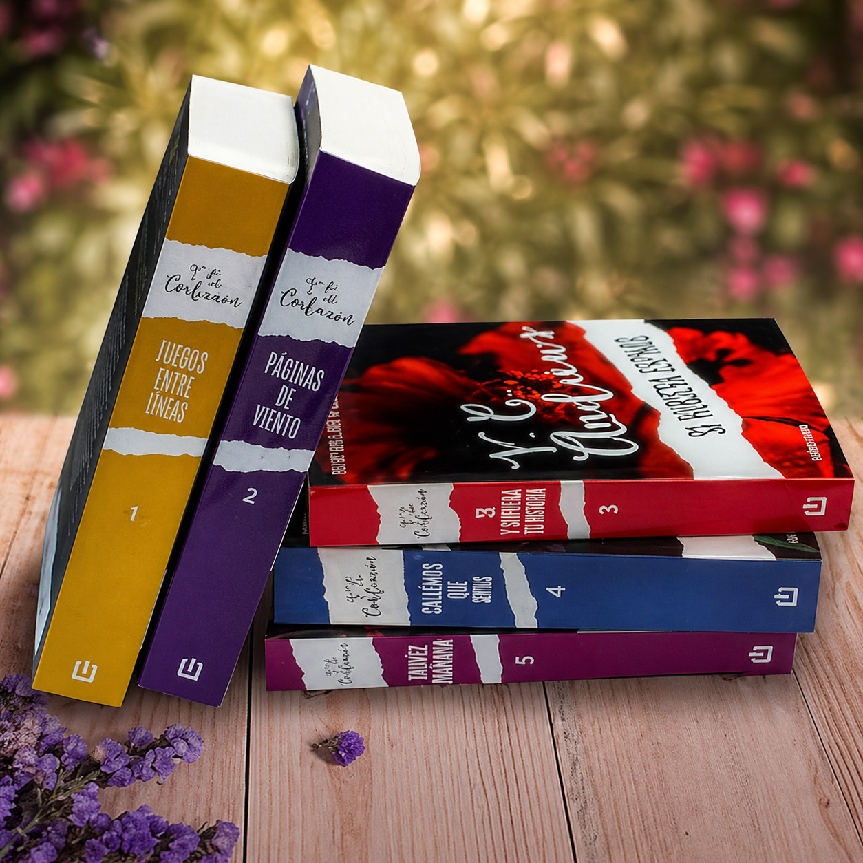 Pack Flores En El Atico Saga 5 Books Spanish Español V.C. Andrews Dollanganger