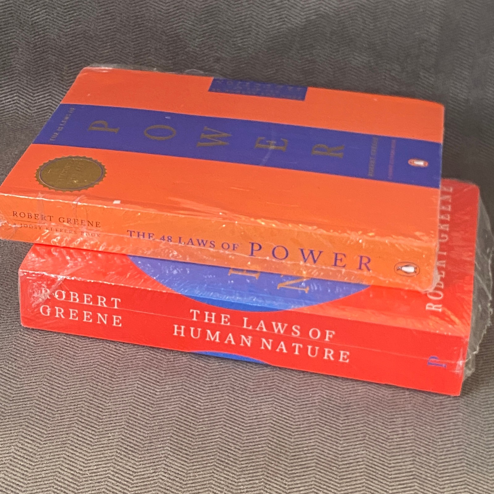 The 48 Laws Of Power + The Laws of Human Nature by Robert Greene ( Big Size )