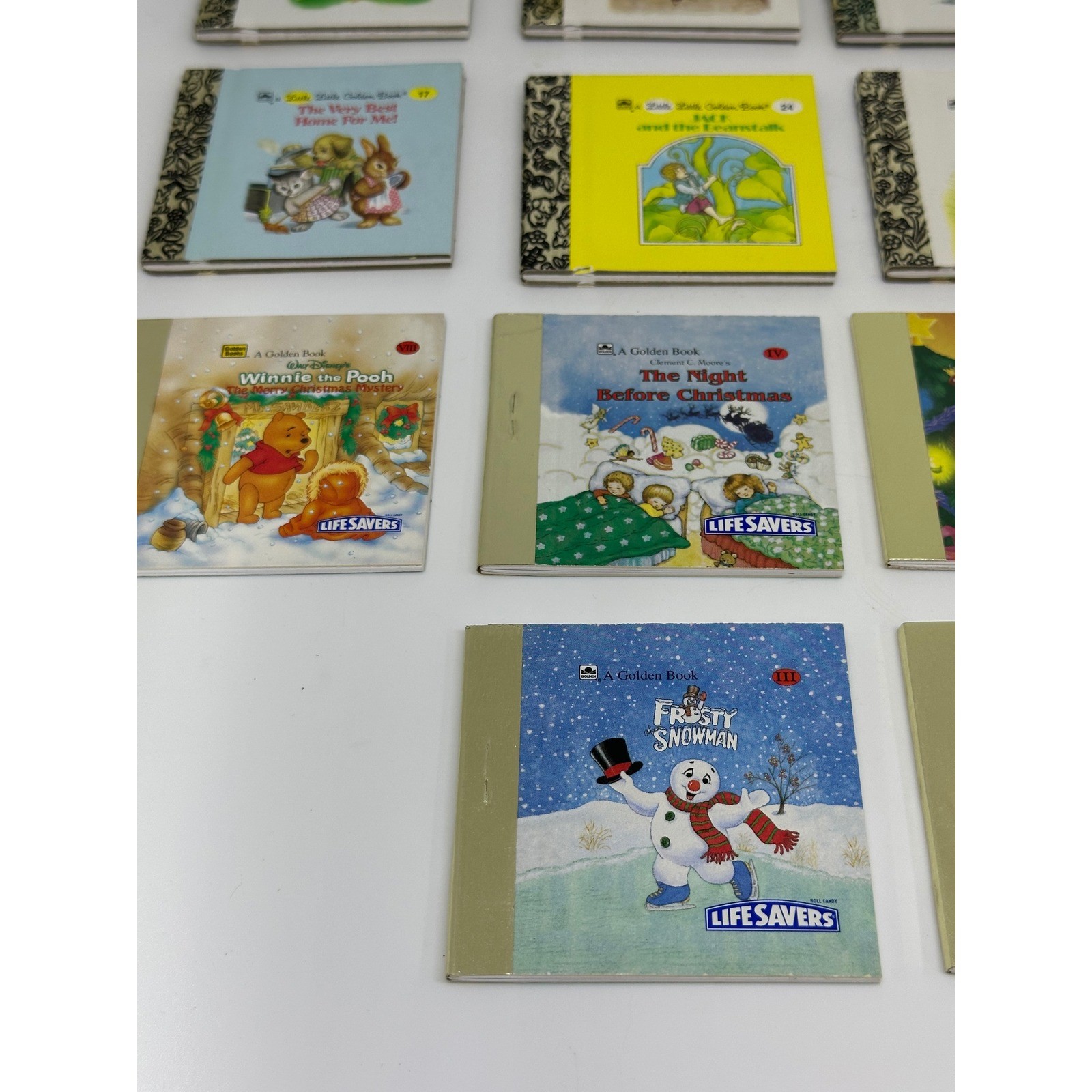 VTG Little Golden Book Miniature Lot Mixed Colors Classic Fairy Tales Kids Story
