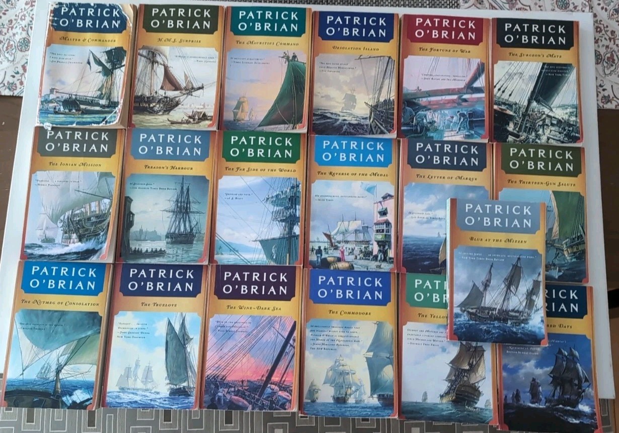 Lot Of 19 Patrick O’Brian,Norton Publishing, Paperback Books, No Vol. 2