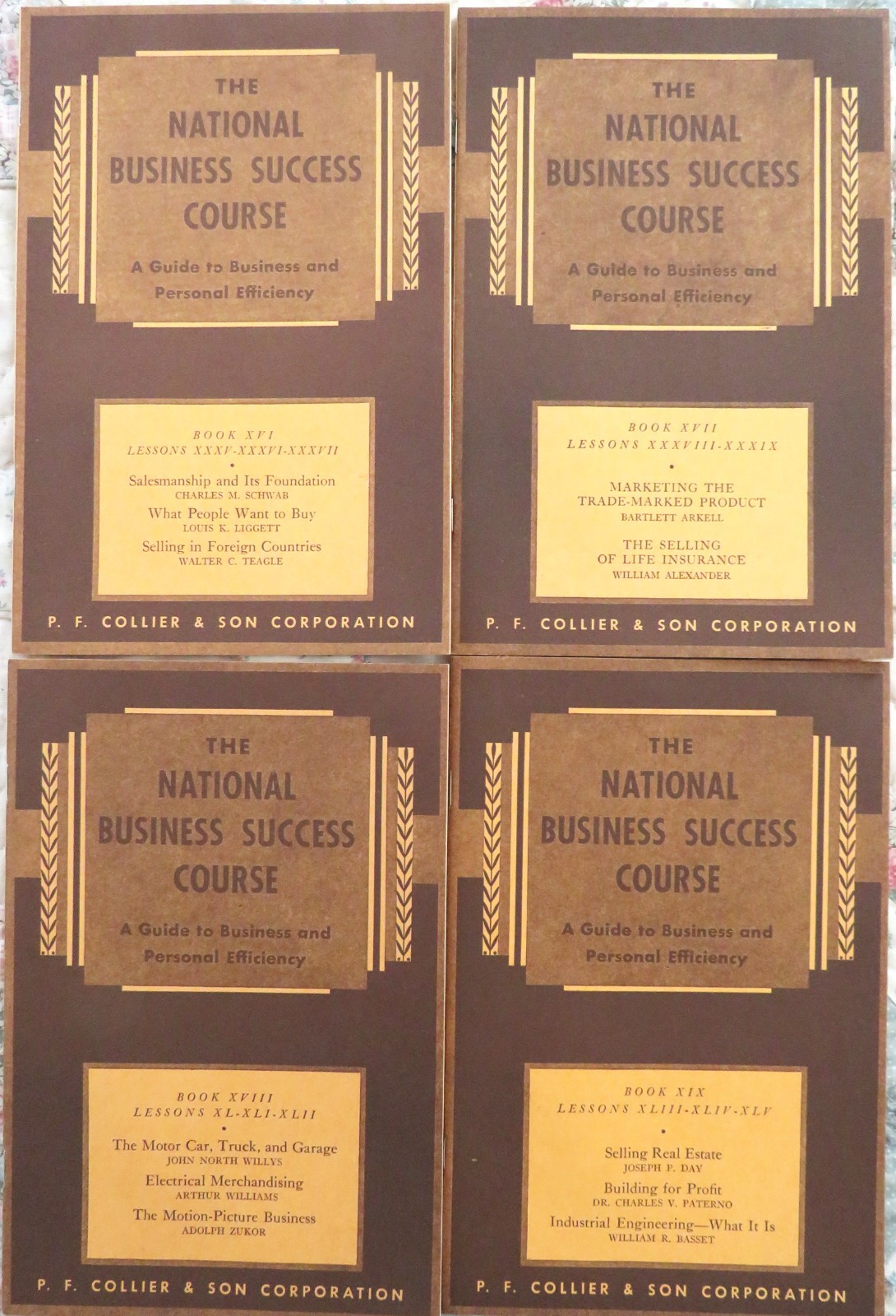 Vintage 1935 National Business Success Course~Guide 2 Personal Efficiency 22 Vol